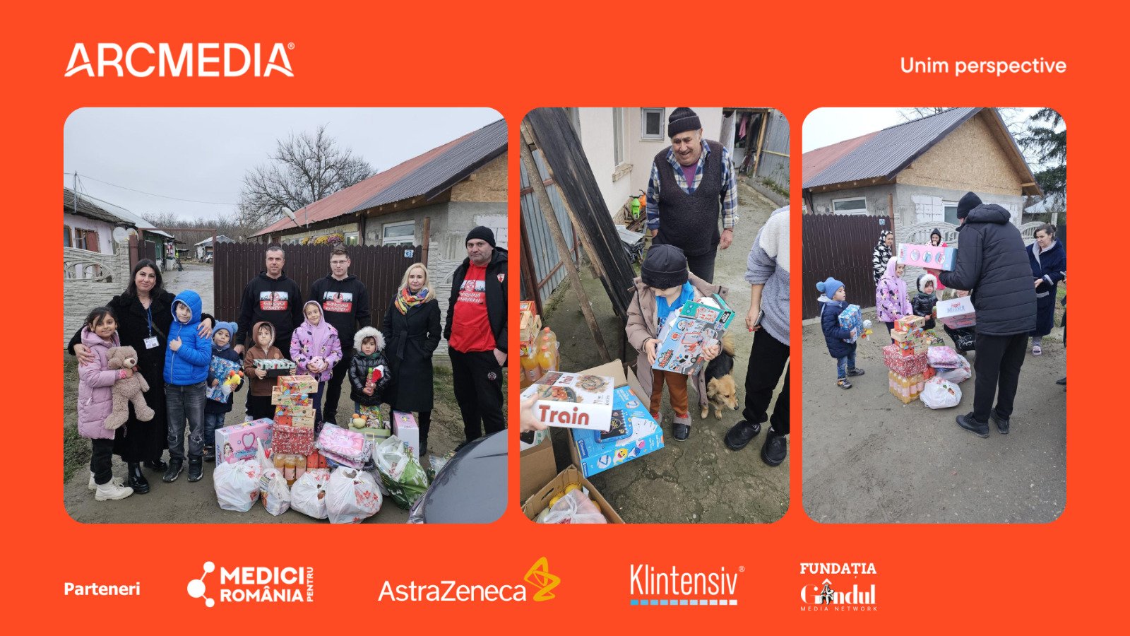 Crăciunul vine cu bucurie prin ARCMEDIA