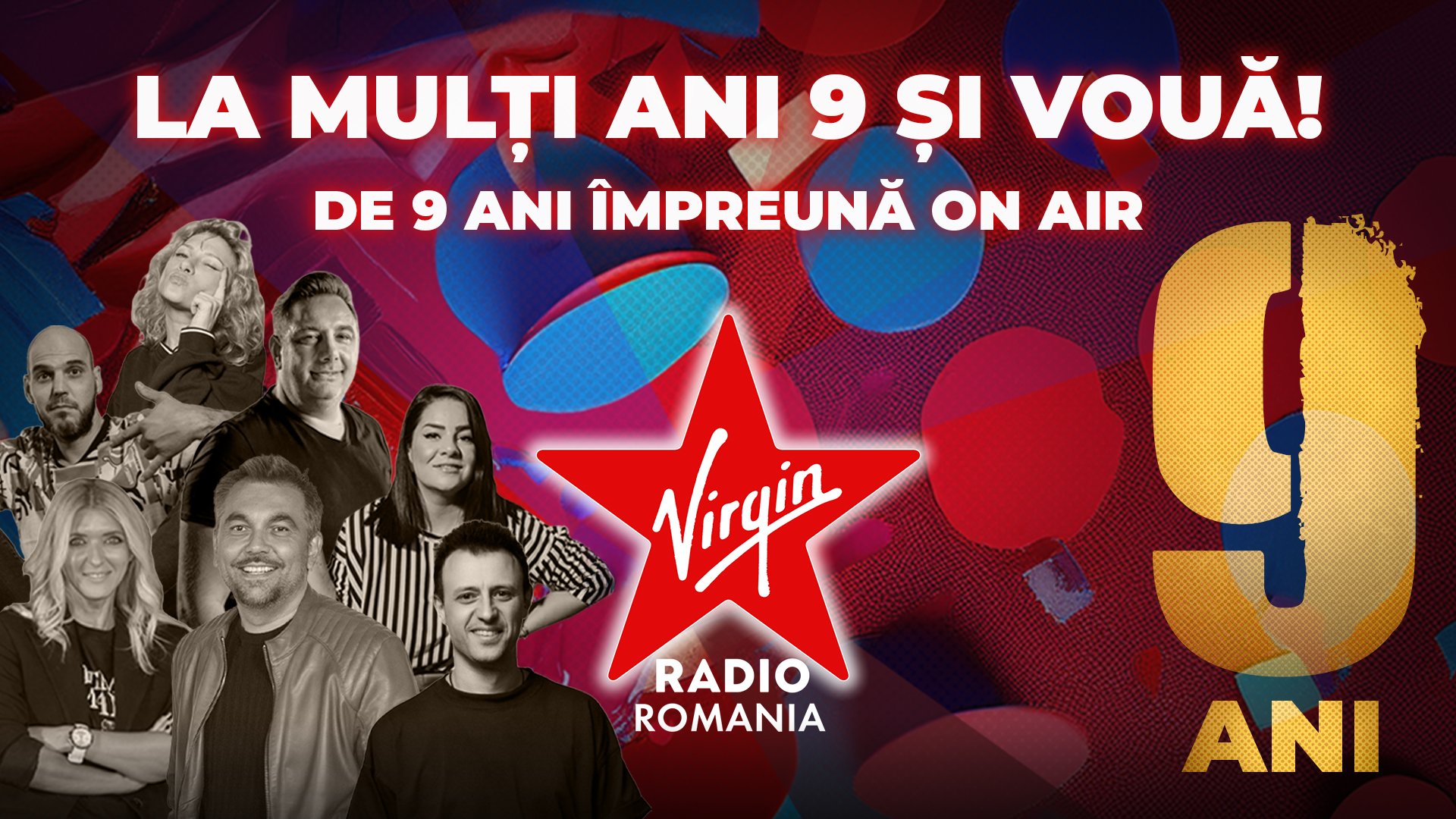 Virgin Radio România sărbătorește 9 ani de hituri și distracție!
