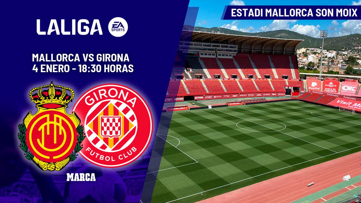 Mallorca și Girona își fac apariția pe terenul stadionului Son Moix pe 4 ianuarie, într-un meci esențial pentru ambele echipe, parte a etapei a 18-a din Liga EA Sports