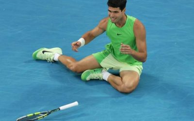 Alcaraz survives Zverev in longest AO semifinal to reach first final in Melbourne