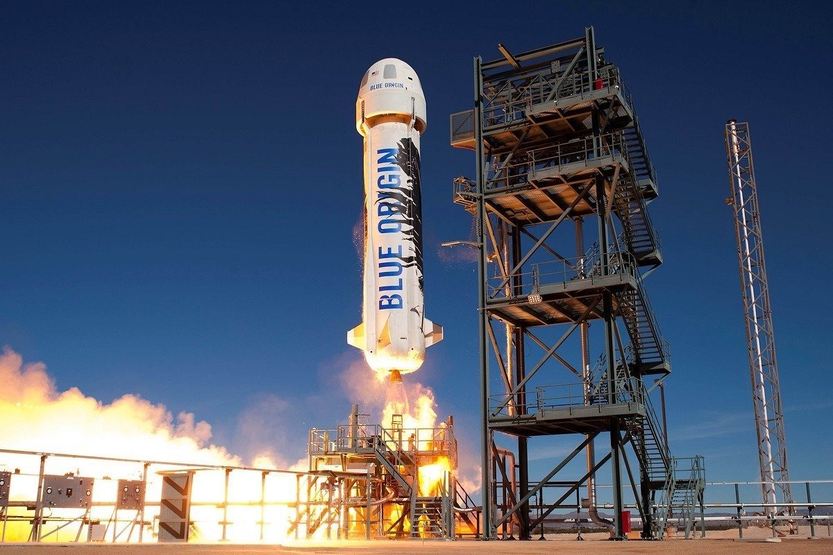 Blue Origin lansează rețea de comunicații prin sateliți