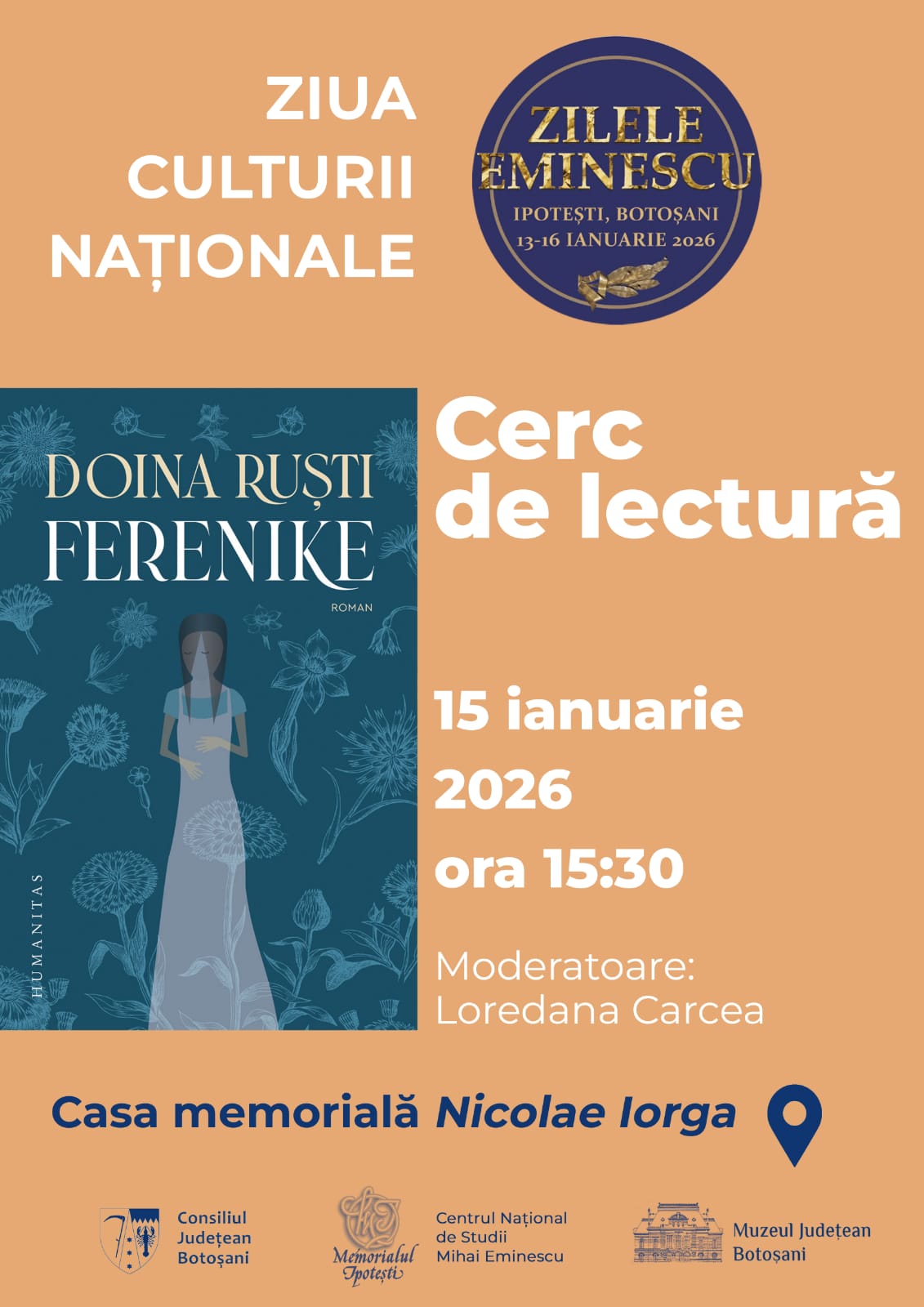 Cerc de lectură: dialog captivant cu autoarea favorite!