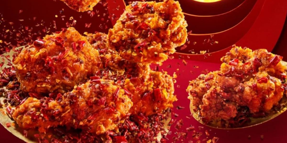 KFC Singapore launching Sichuan mala chicken and fortune cat blind boxes for Chinese New Year
