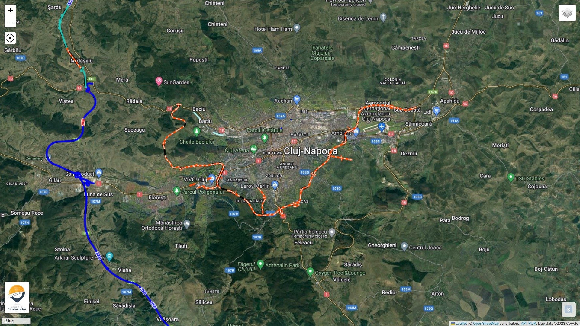 Suspendat contractul pentru Centura Metropolitană Cluj