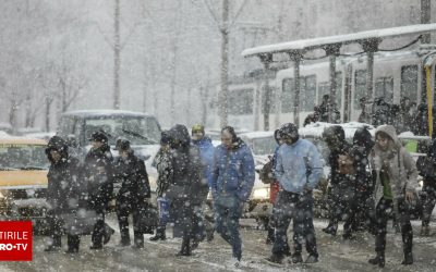 Val de aer arctic peste România. Urmează zile cumplite, cu ger extrem și ninsori abundente. Când scăpăm de Codul galben