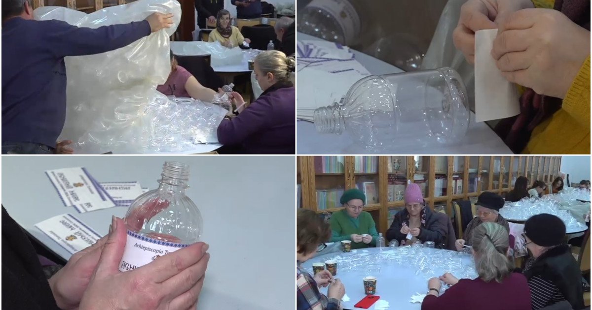 Pregătiri pentru Bobotează: 300.000 de sticle de apă sfințită în proces de etichetare La malul mării, fervorile religioase se intensifică pe măsură ce se apropie sărbătoarea Bobotezei