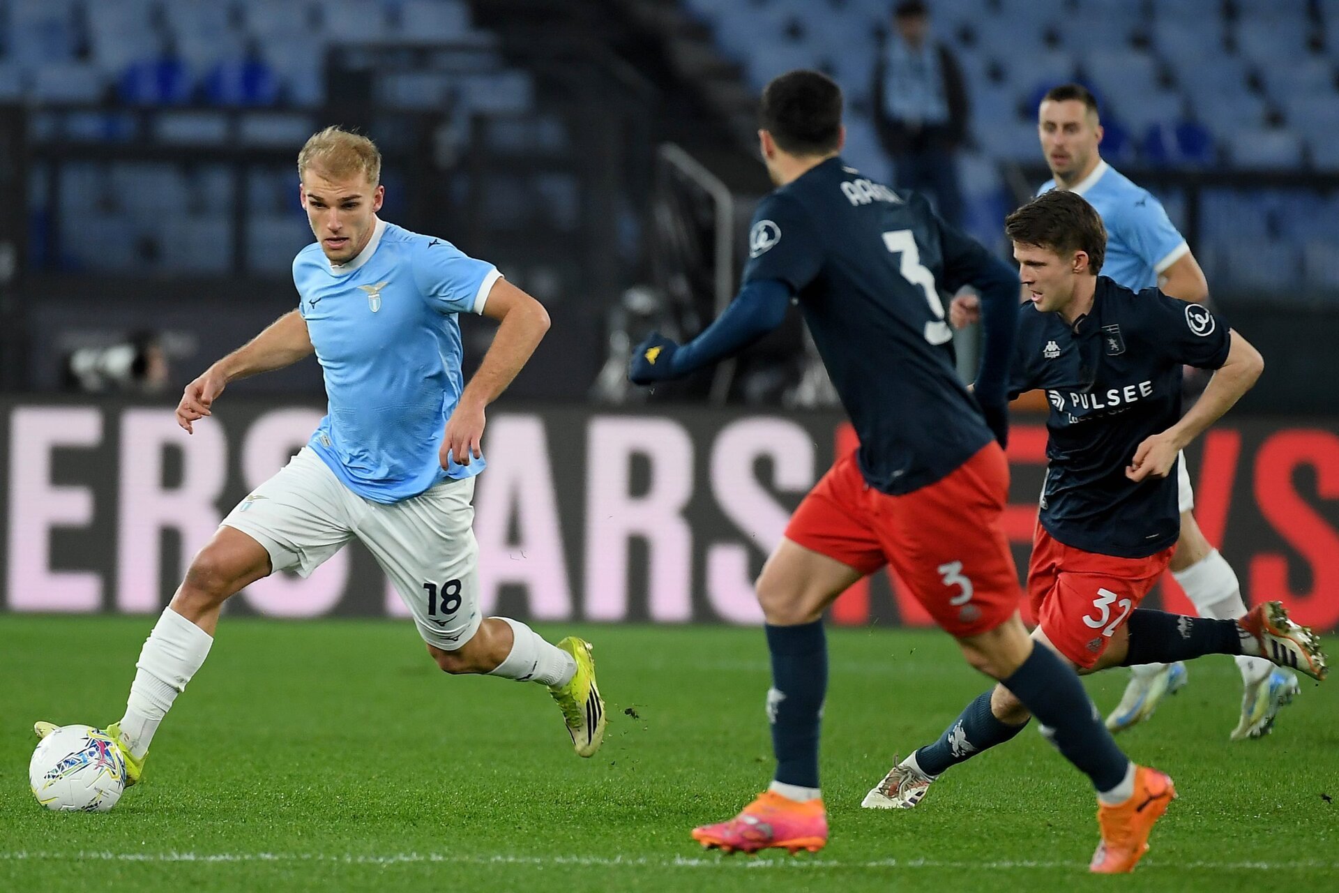 Lazio învinge Genoa cu 3-2, Isaksen aduce victoria decisivă