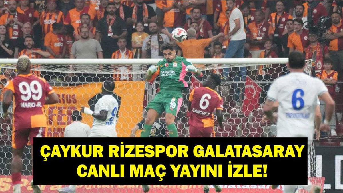 Galatasaray – Rize: Meciul serii în Super Lig, totul despre echipe!