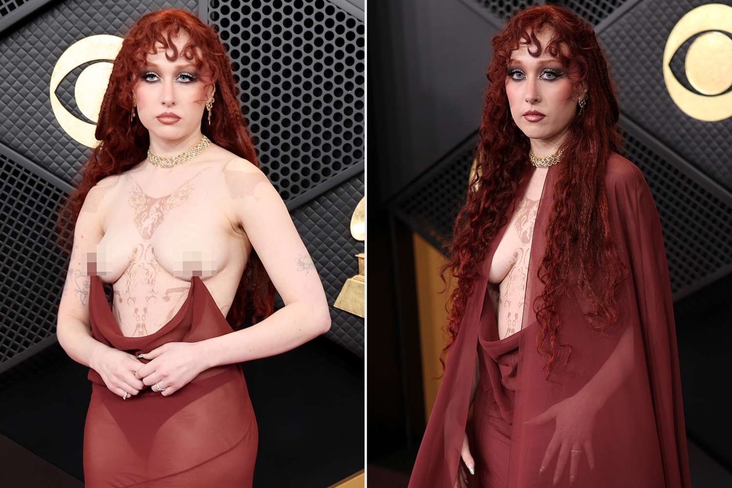 Chappell Roan își etalează rochia transparentă, captivând la Grammy 2026