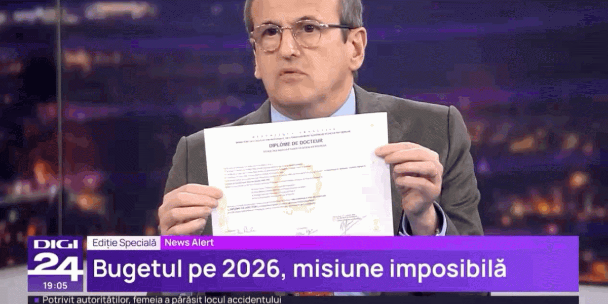 Protest față de măsurile Guvernului. Un cunoscut profesor universitar și-a rupt în direct diploma de doctor. „O simplă bucată de hârtie care încurcă statul”
