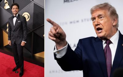 Donald Trump, reacție furioasă după Grammy 2026: Trevor Noah, „acest MC sărac, patetic și drogat. O să-l dau în judecată”