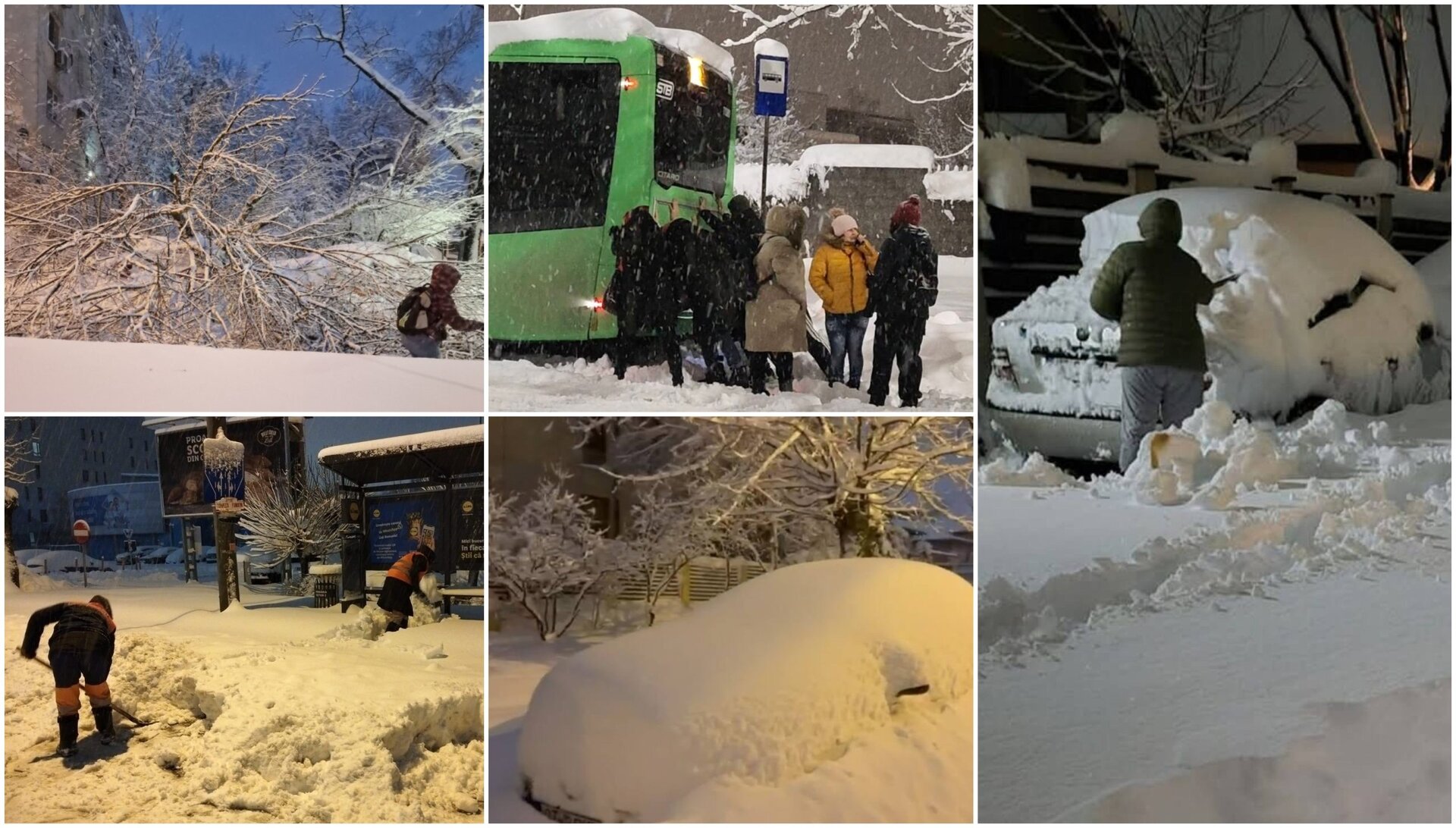 Bucureștiul și județele din sudul și estul României au fost sever afectate de ninsori viscolite în noaptea de 17 spre 18 februarie, ceea ce a dus la activarea unei alerte cod roșu în Capitală și Ilfov