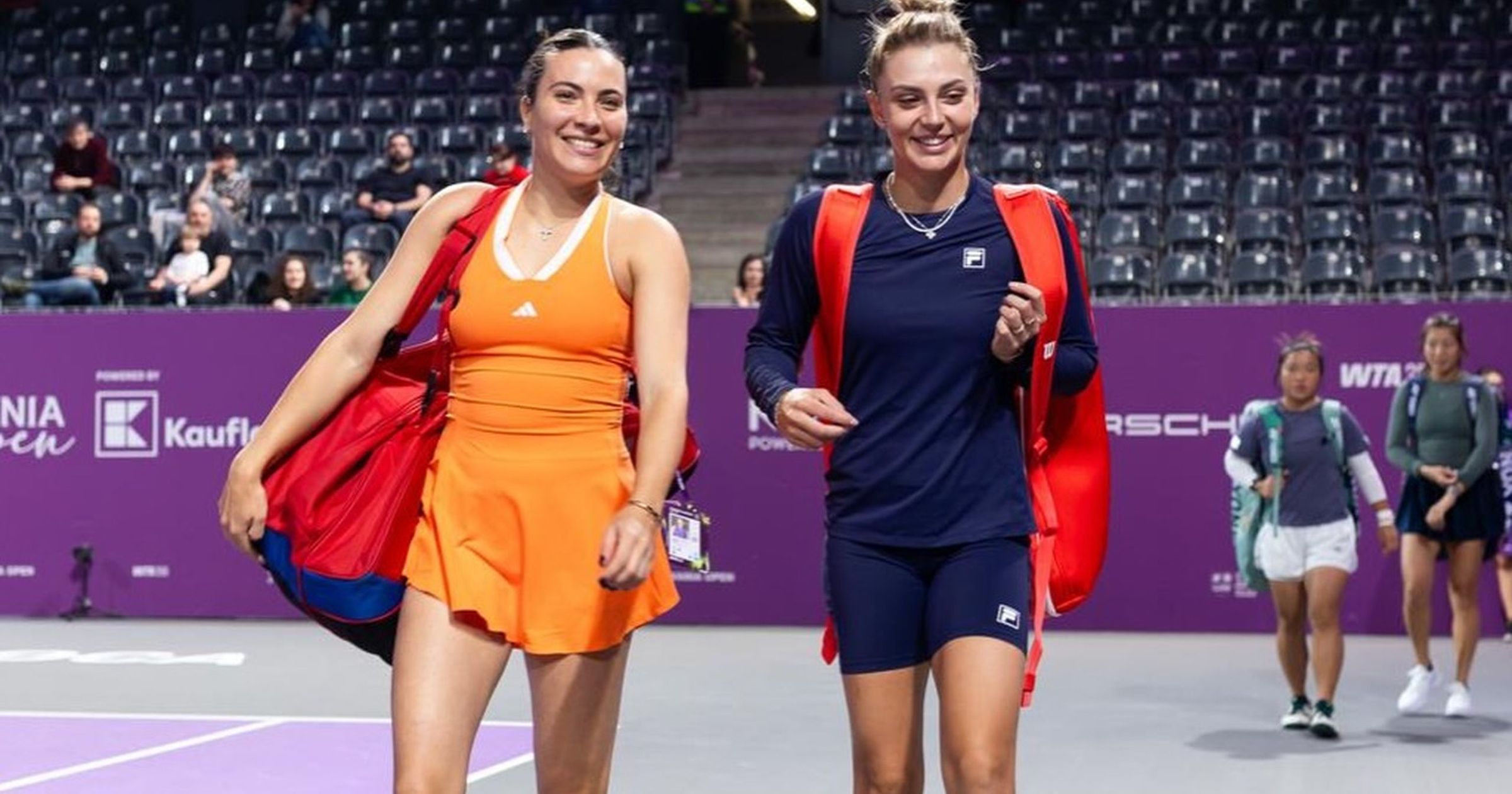 Româncele Ruse și Cristian, victorie surpriză la Dubai împotriva favoritei nr. 6