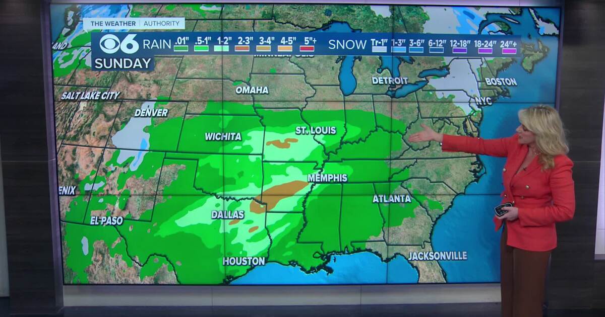Vreme instabilă în Virginia: O furtună se apropie O furtună puternică se anunță de duminică dimineață, aducând precipitații în mare parte din Virginia