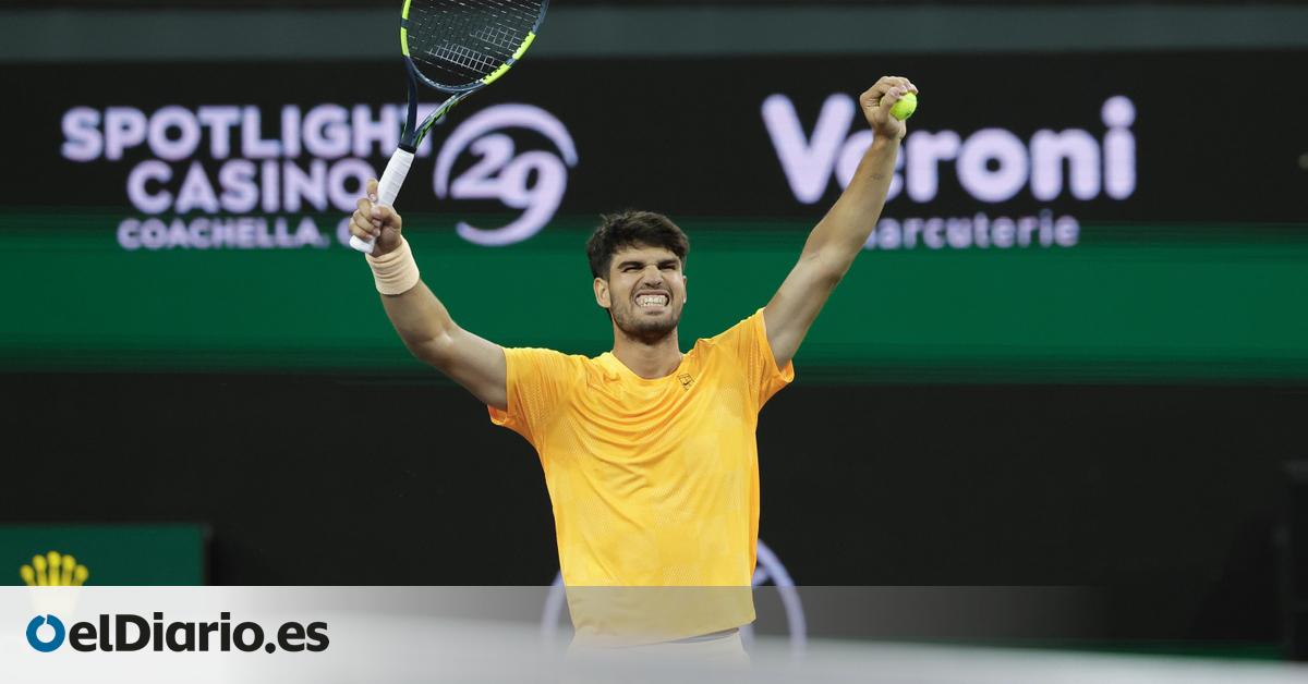 Alcaraz, la un pas de un nou titlu la Indian Wells: Sâmbătă, duel cu Medvedev în semifinale Carlos Alcaraz este la doar două victorii distanță de a cuceri al treilea titlu la Indian Wells, primul turneu Masters 1000 al sezonului