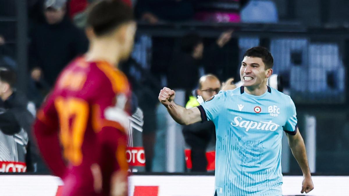 Bologna elimină Roma din Europa League, după o seară dramatică pe Olimpico O seară de fotbal cu suspans maxim a dus la eliminarea Romei din Europa League, în fața celor de la Bologna, după o confruntare intensă în optimile de finală