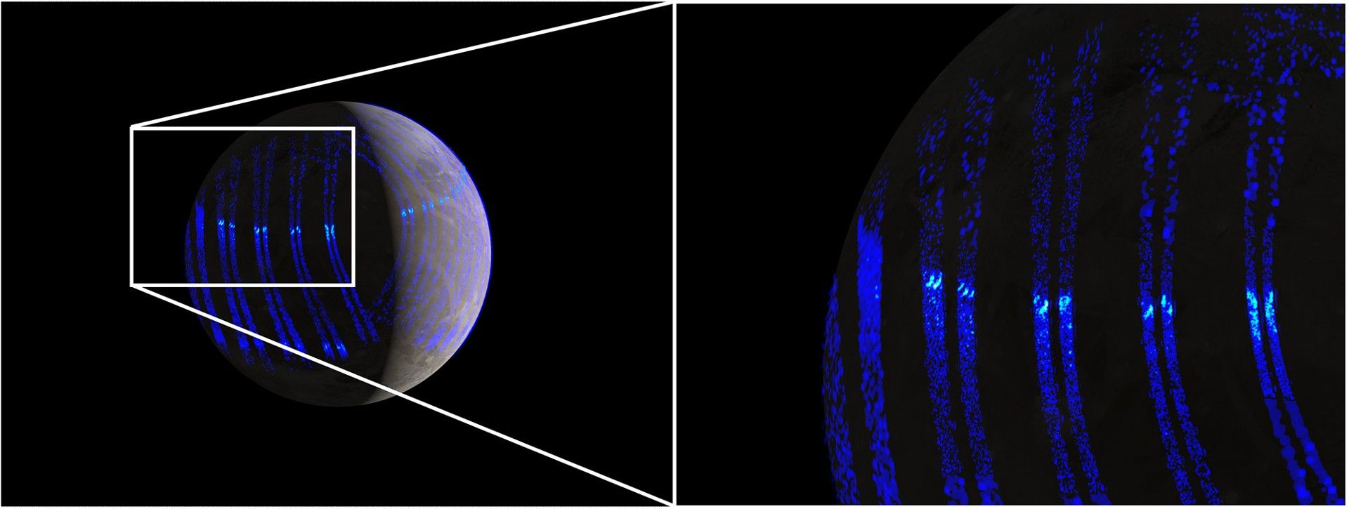 Aurorele boreale de pe Ganymede: o asemănare surprinzătoare cu cele terestre Aurorele de pe Ganymede, cea mai mare lună a lui Jupiter, prezintă o asemănare remarcabilă cu aurorele boreale de pe Pământ
