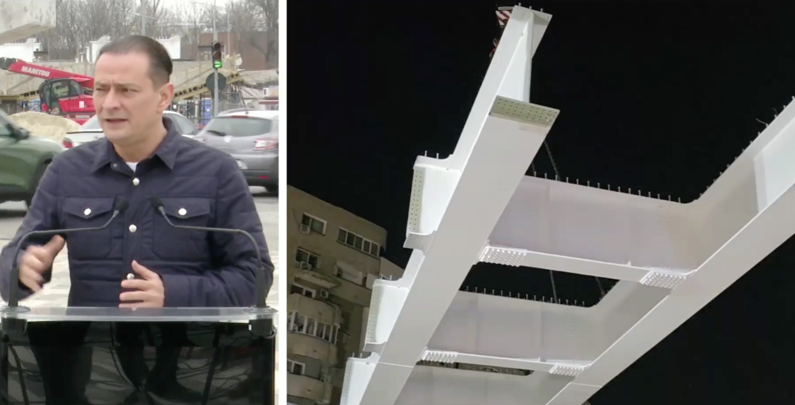 Montarea tablierului metalic la pasajul Apărătorii Patriei, o lucrare importantă pentru Sectorul 4 Primarul Sectorului 4, Daniel Băluță, a anunțat începerea montării tablierului metalic la pasajul rutier de la Apărătorii Patriei