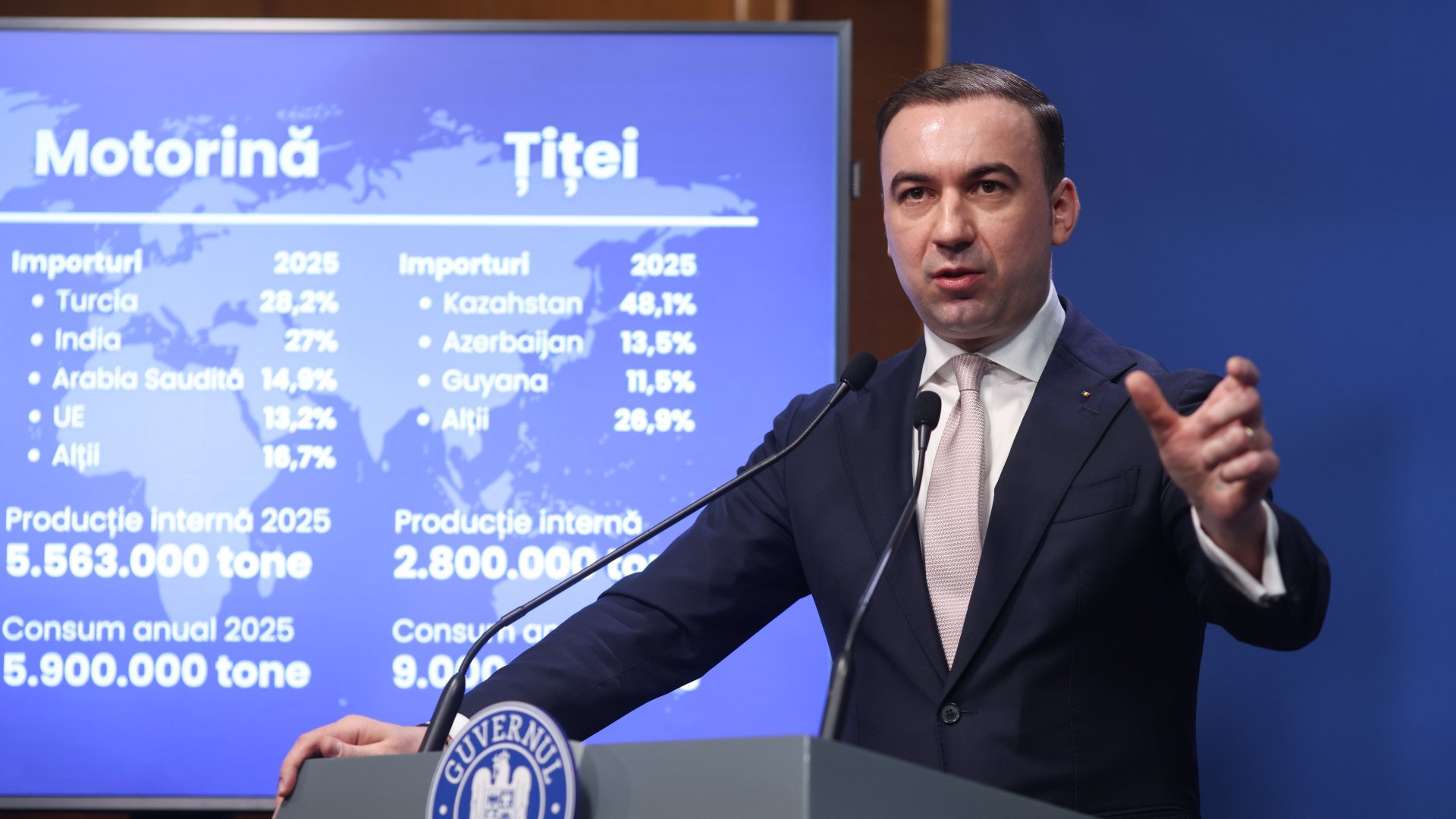 Guvernul vrea să limiteze scumpirea carburanților, pe fondul tensiunilor din Orientul Mijlociu Ministrul Energiei, Bogdan Ivan, a declarat că Executivul lucrează la cel puțin cinci scenarii pentru a limita creșterea prețurilor la pompă, pe fondul tensiunilor din Orientul Mijlociu