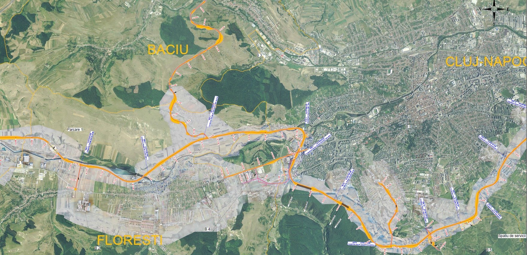 Centura metropolitană cluj: Licitație pe șase tronsoane