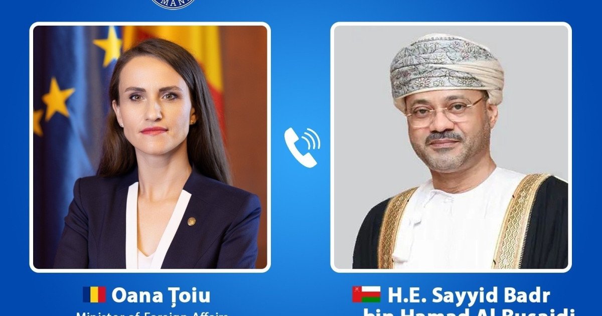 Oana Țoiu discută cu omologul său din Oman despre românii blocați și zboruri de repatriere Ministrul Afacerilor Externe, Oana Țoiu, a discutat cu ministrul de Externe al Omanului, Sayyid Badr bin Hamad Al Busaidi, despre situația turiștilor români blocați în Muscat și Salalah