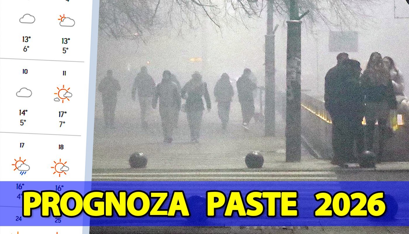 Prognoza meteo pentru Paștele 2026: Ploaie și temperaturi de primăvară în București Bucureștenii care sperau la un Paște însorit ar putea avea parte de o surpriză