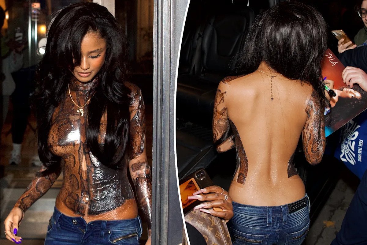 Tyla, vedeta muzicii pop, alege o apariție îndrăzneață la Paris: un top „snakeskin” care se șterge la duș Paris, Franța – Cântăreața sud-africană Tyla a făcut senzație la Paris Fashion Week, dar nu cu o ținută obișnuită