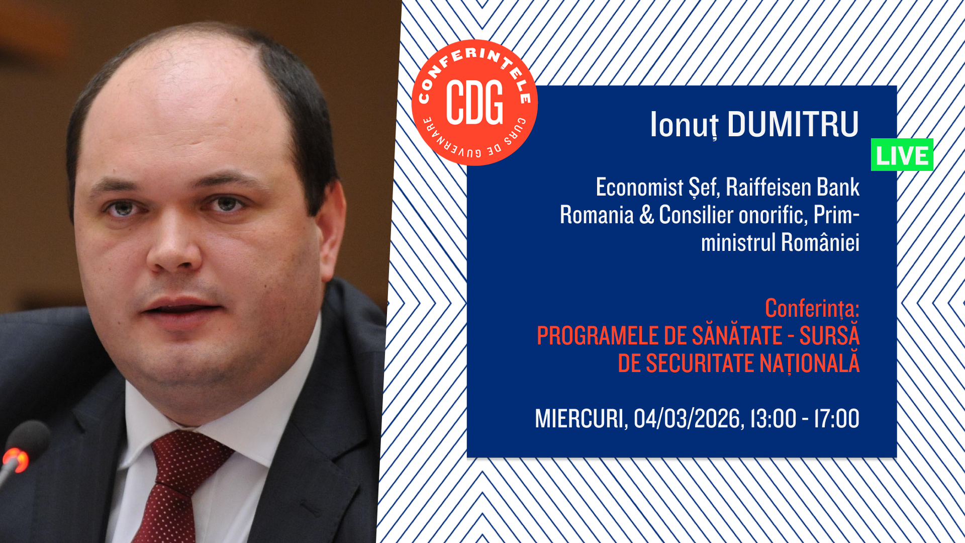 Sistemul de sănătate din România, subfinanțat cronic și cu probleme de eficiență, spune un economist Sistemul public de sănătate din România se confruntă cu o subfinanțare persistentă și o alocare ineficientă a resurselor, potrivit declarațiilor lui Ionuț Dumitru, economist șef la Raiffeisen Bank România și consilier onorific al prim-ministrului