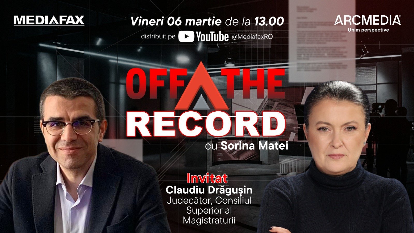 Reformele din justiție, în atenția publică: Judecătorul Drăgușin, invitat la Mediafax Bătălia politică în jurul pensiilor speciale ale magistraților s-a mai domolit, dar focul mocnește în sistemul judiciar