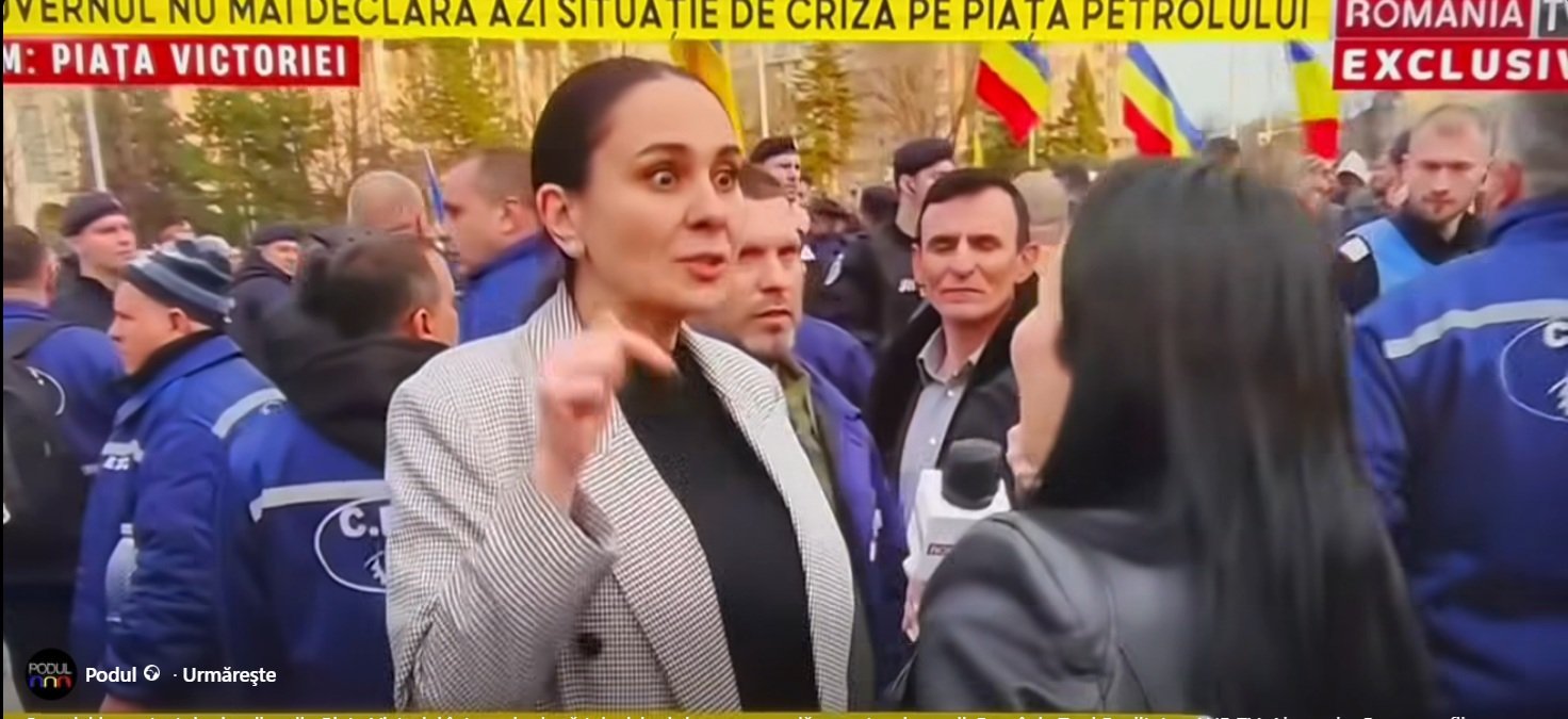 Conflict în Piața Victoriei: Alexandra Păcuraru și o jurnalistă România TV, implicate într-un schimb de replici aprins Un incident neașteptat a avut loc marți, în Piața Victoriei, în timpul protestului minerilor