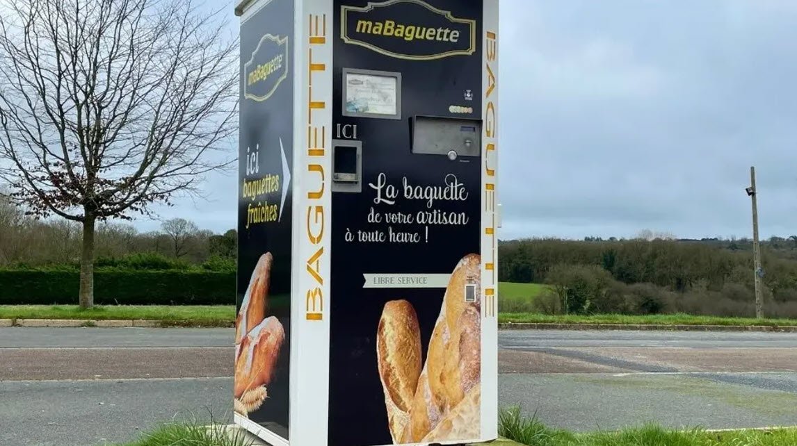În Franța, baghetele proaspete ajung și la automat