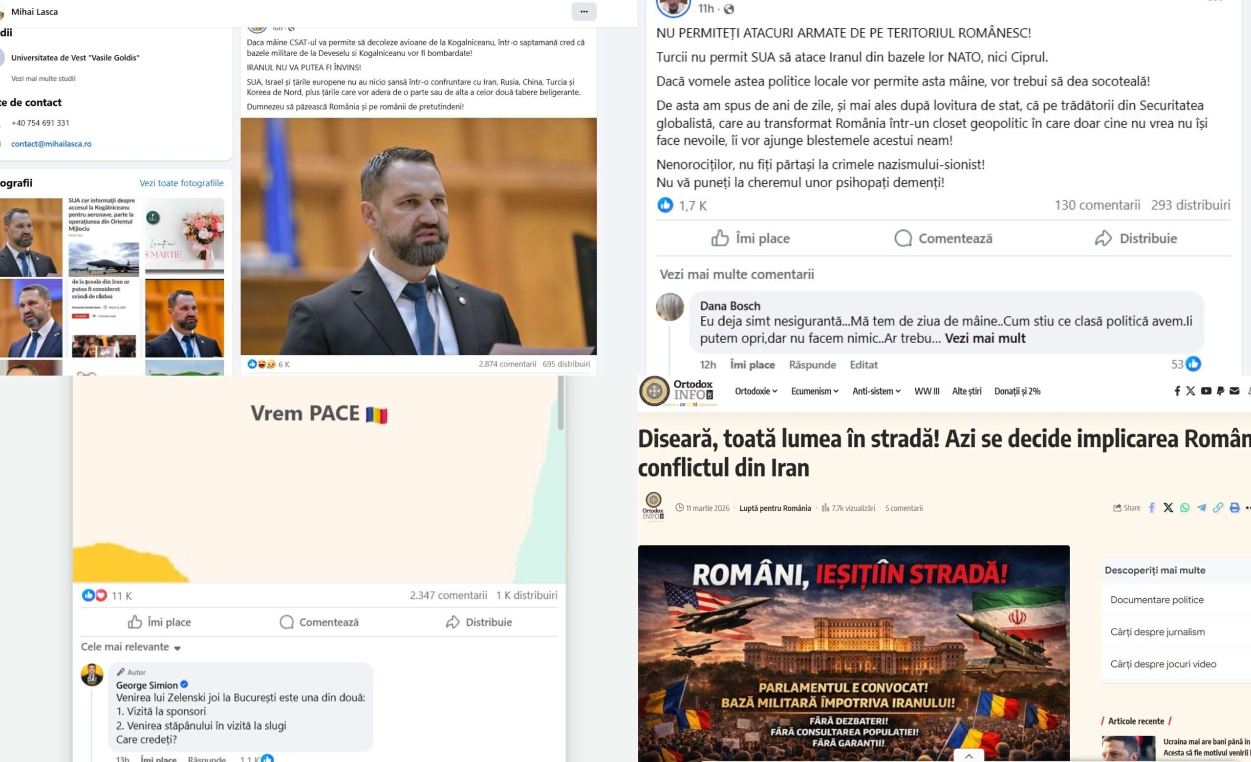 Reacții divergente în spațiul public după decizia privind baza de la Kogălniceanu Decizia Consiliului Suprem de Apărare a Țării (CSAT) de a permite temporar relocarea unor trupe și echipamente defensive americane la baza militară de la Kogălniceanu a generat o serie de reacții în spațiul public românesc