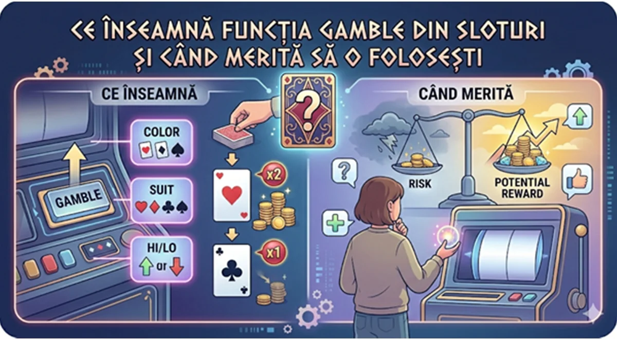 Runda Gamble: O strategie cu risc în cazinourile online Funcția „Gamble”, prezentă în multe jocuri de cazinou online, oferă jucătorilor oportunitatea de a-și dubla sau chiar multiplica câștigurile