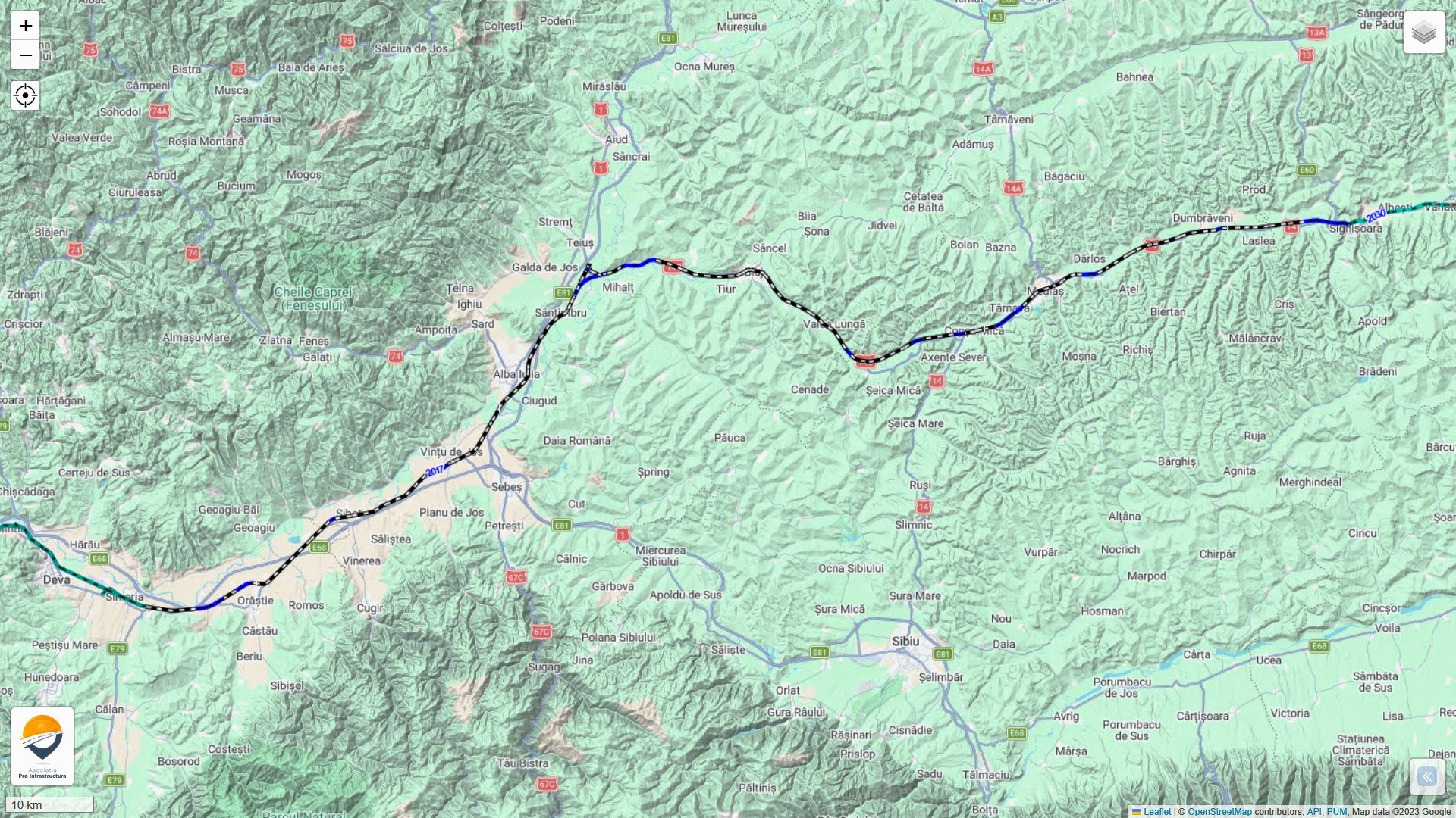 Un tren a parcurs 169 km în 81 de minute