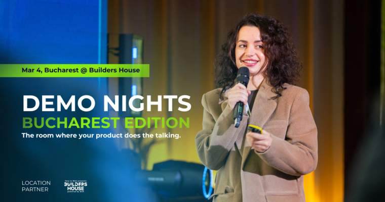 Opțiuni:

Demo: Startup-uri la început de drum își testează ideile. (57 caractere)
Demo oferă startup-urilor acces la testarea ideilor inovatoare. (61 caractere)
Fondatorii de startup-uri early-stage, invitați la Demo. (54 caractere)
Demo: Testarea ideilor, pas crucial pentru startup-urile noi. (63 caractere)