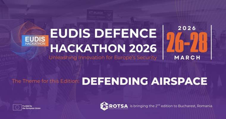 România găzduiește un hackathon european pe tema apărării spațiului aerian Înscrierile sunt deschise până pe 20 martie pentru hackathonul EUDIS, organizat în România de ROTSA (Romania Tech Startup Association)
