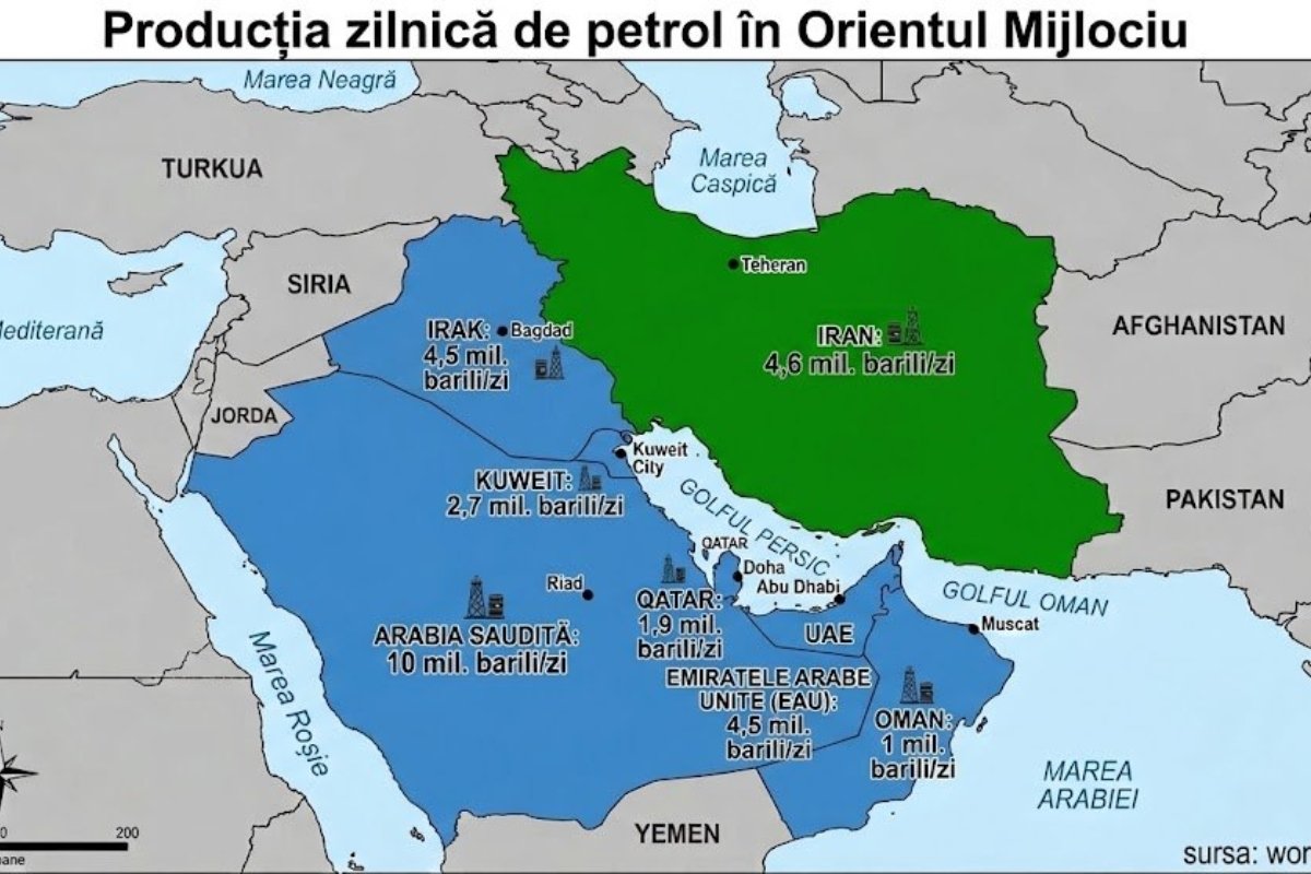 Criza din Orientul Mijlociu amplifică tensiunile pe piața globală de energie Conflictul din Orientul Mijlociu riscă să genereze un șoc major pe piața energetică globală, cu impact direct asupra prețurilor la combustibili și, implicit, asupra economiilor din întreaga lume
