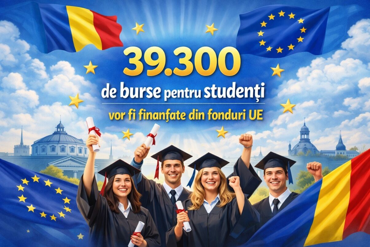 Aproximativ 39.300 de studenți români vor beneficia de burse sociale finanțate cu 925 de lei lunar din fonduri europene prin Programul Educație și Ocupare, conform anunțului făcut marți de europarlamentarul Dan Motreanu