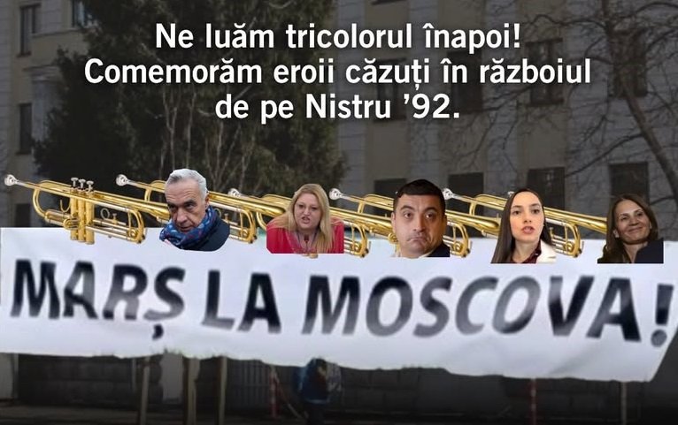 Protest „Lupii Tricolori” la ambasada rusă luni București, liderul cu mesajul „Marș la Moscova”