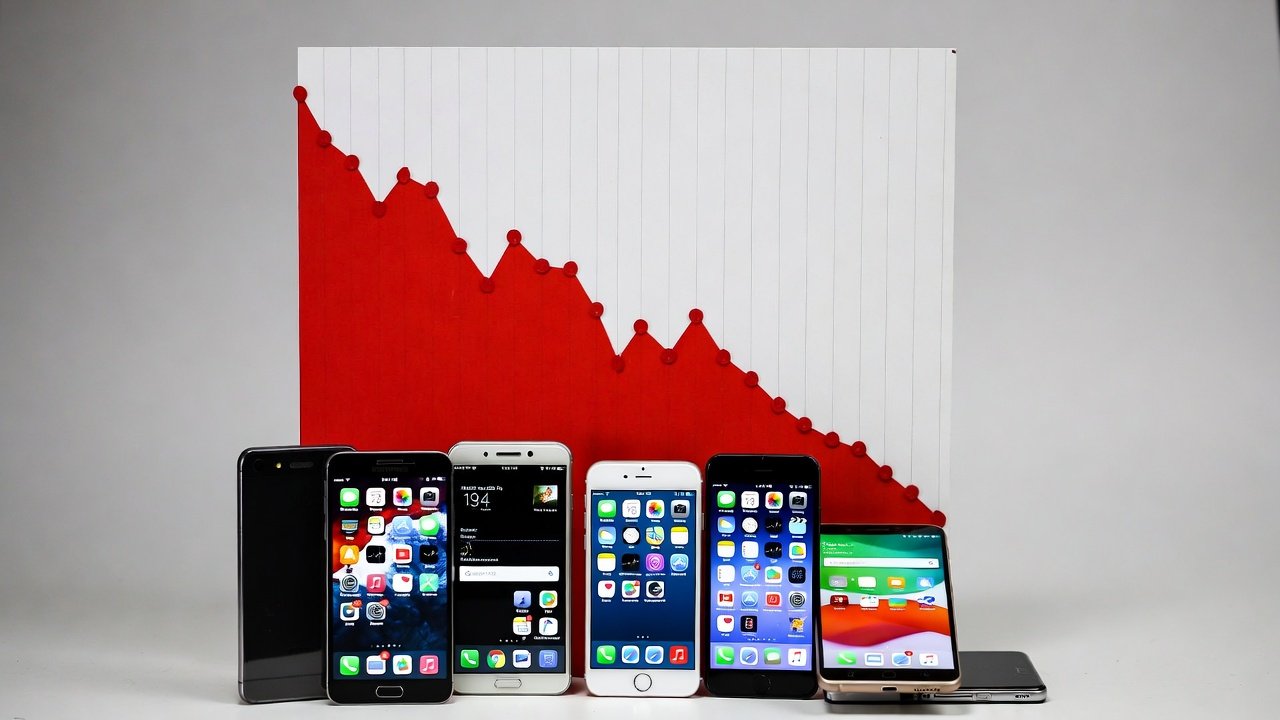 Piața smartphone-urilor, scădere prevăzută pentru anul 2026