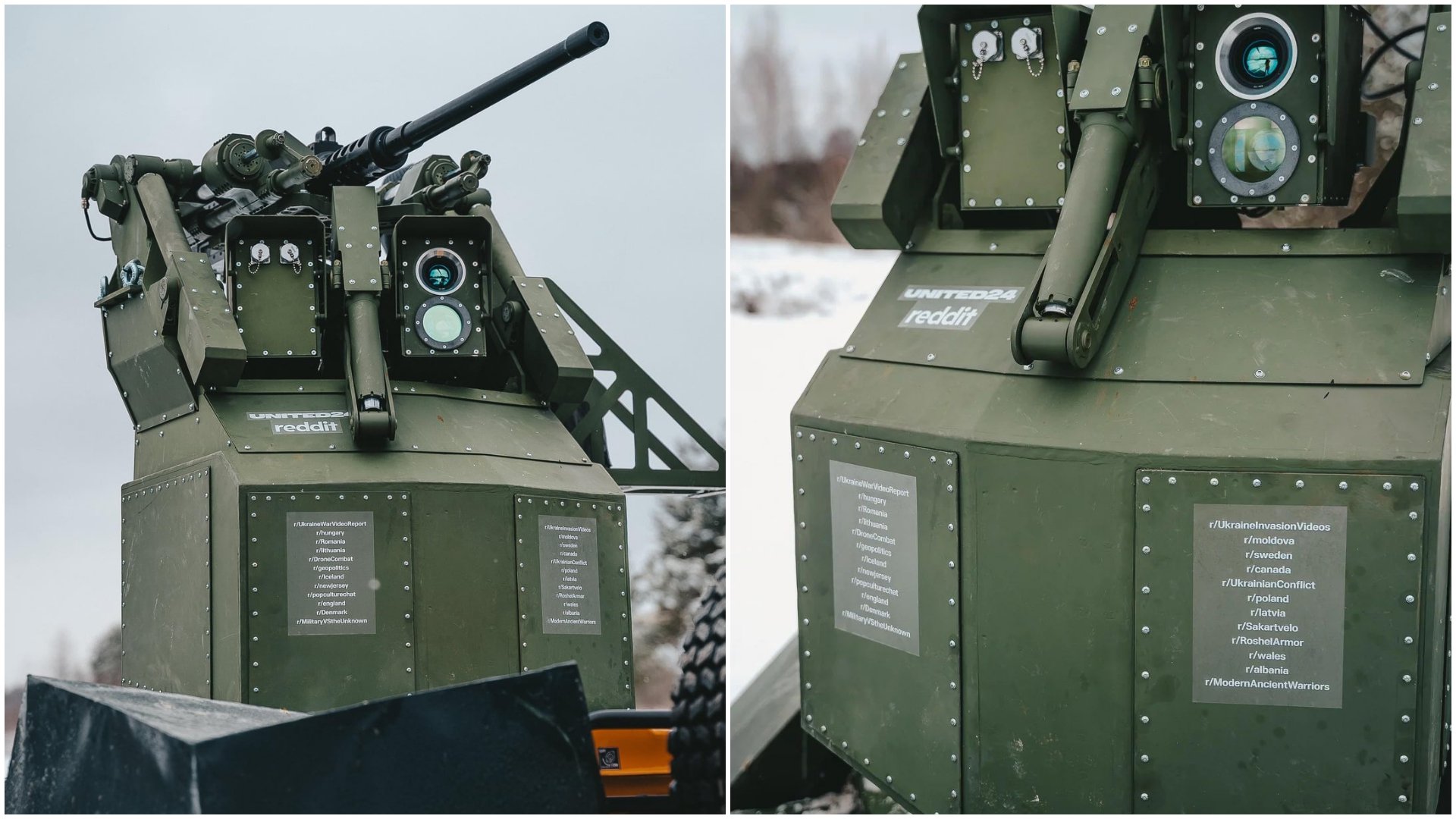 Comunități online, inclusiv r/Romania, cumpără o turelă antiaeriană pentru Ucraina Zeci de comunități de pe platforma online Reddit, printre care și grupul r/Romania, s-au unit pentru a finanța achiziționarea unei turele de apărare antiaeriană pentru Ucraina