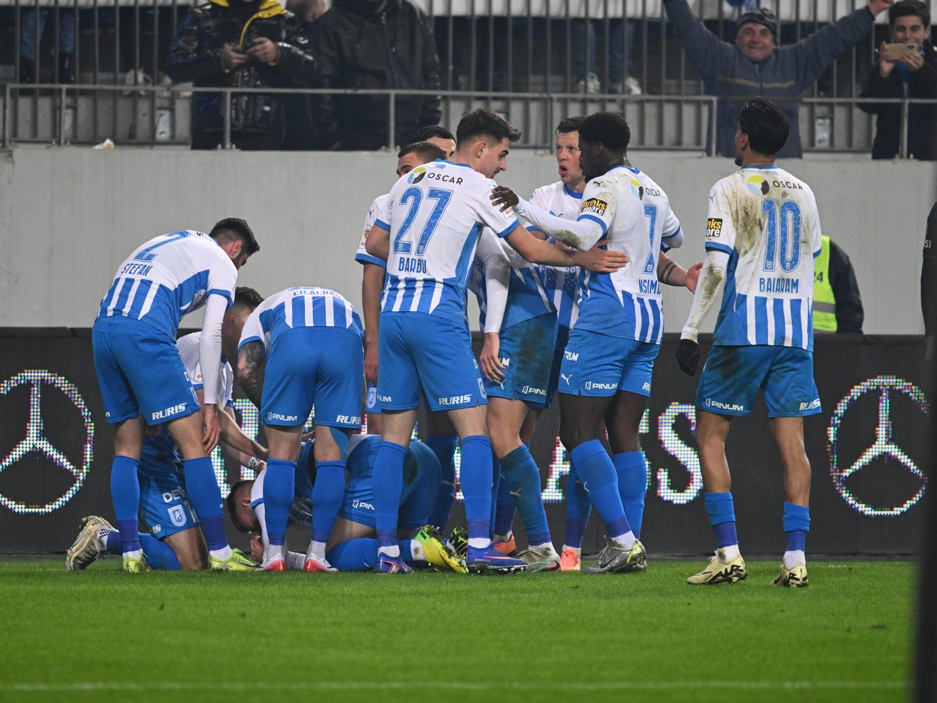Craiova, între performanță pe teren și succes în afaceri: cum a crescut valoarea lotului cu 41,6% Victoria cu 3-1 în fața CFR Cluj, obținută în sferturile Cupei României, a fost mai mult decât o simplă calificare în semifinale pentru Universitatea Craiova