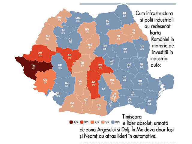 Harta secretă a exporturilor: Cine conduce județele și cum schimbă autostrăzile România