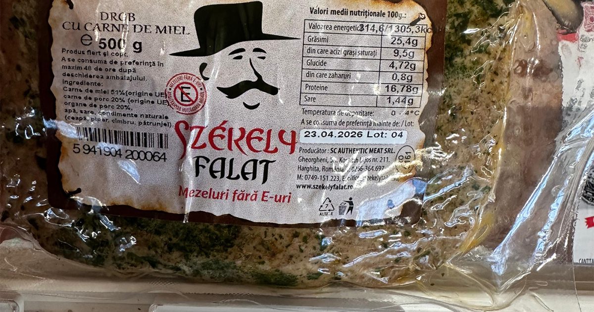 Drobul de miel de la Mega Image: Ce ingrediente ascunde prețul de 80 lei