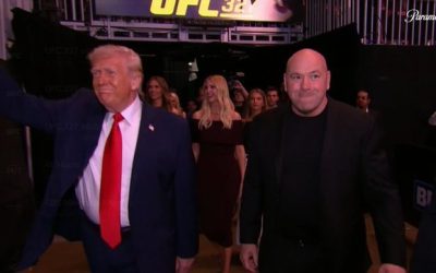 Trump, la gala UFC din Miami cu Marco Rubio: Imaginile serii