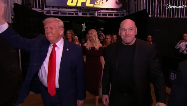 Trump, la gala UFC din Miami cu Marco Rubio: Imaginile serii