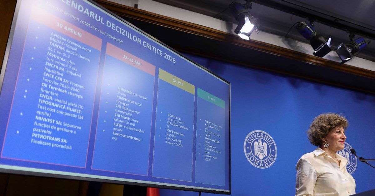 Oana Gheorghiu: Pierderile companiilor de stat, suficiente pentru 5 spitale regionale