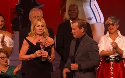 Nadia Comăneci, emoții uriașe la Laureus! Discursul plâns, premiul de la soț