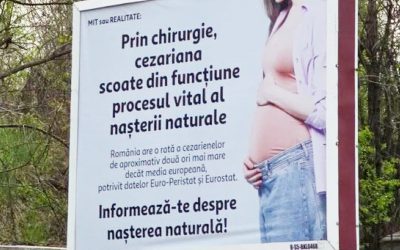 Diana Buzoianu atacă panourile despre cezariană: ANPC și primăriile din București, sesizate