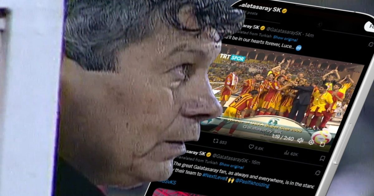 Galatasaray, omagiu emoționant pentru Mircea Lucescu în Superliga Turciei